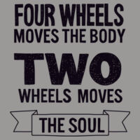 Two wheels moves the soul Design