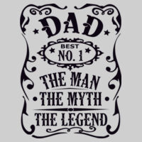 Dad Legend Scroll Design