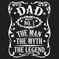 Dad Legend Scroll Design